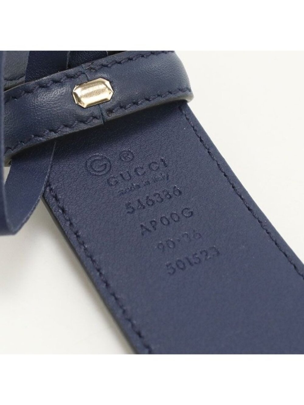 Gucci Leather Belt Interlocking - Picture 4 of 6